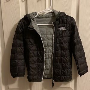 North Face reversible kids coat